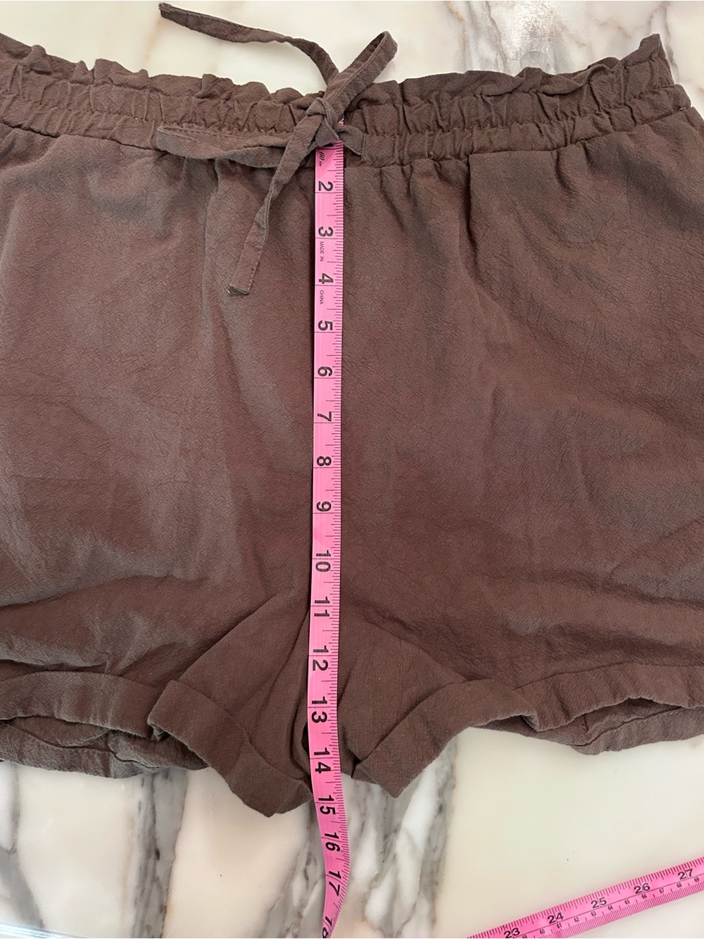 NATURAL LIFE Drawstring Rolled-Hem Shorts - Picture 10 of 10